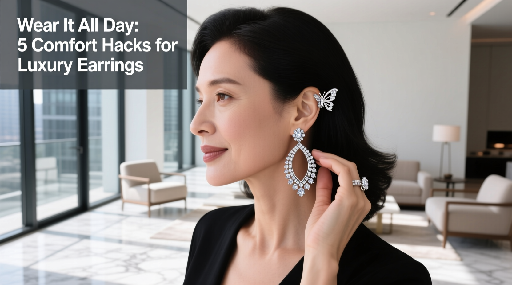 how to wear high end earrings comfortably all day practical tips for style and ease