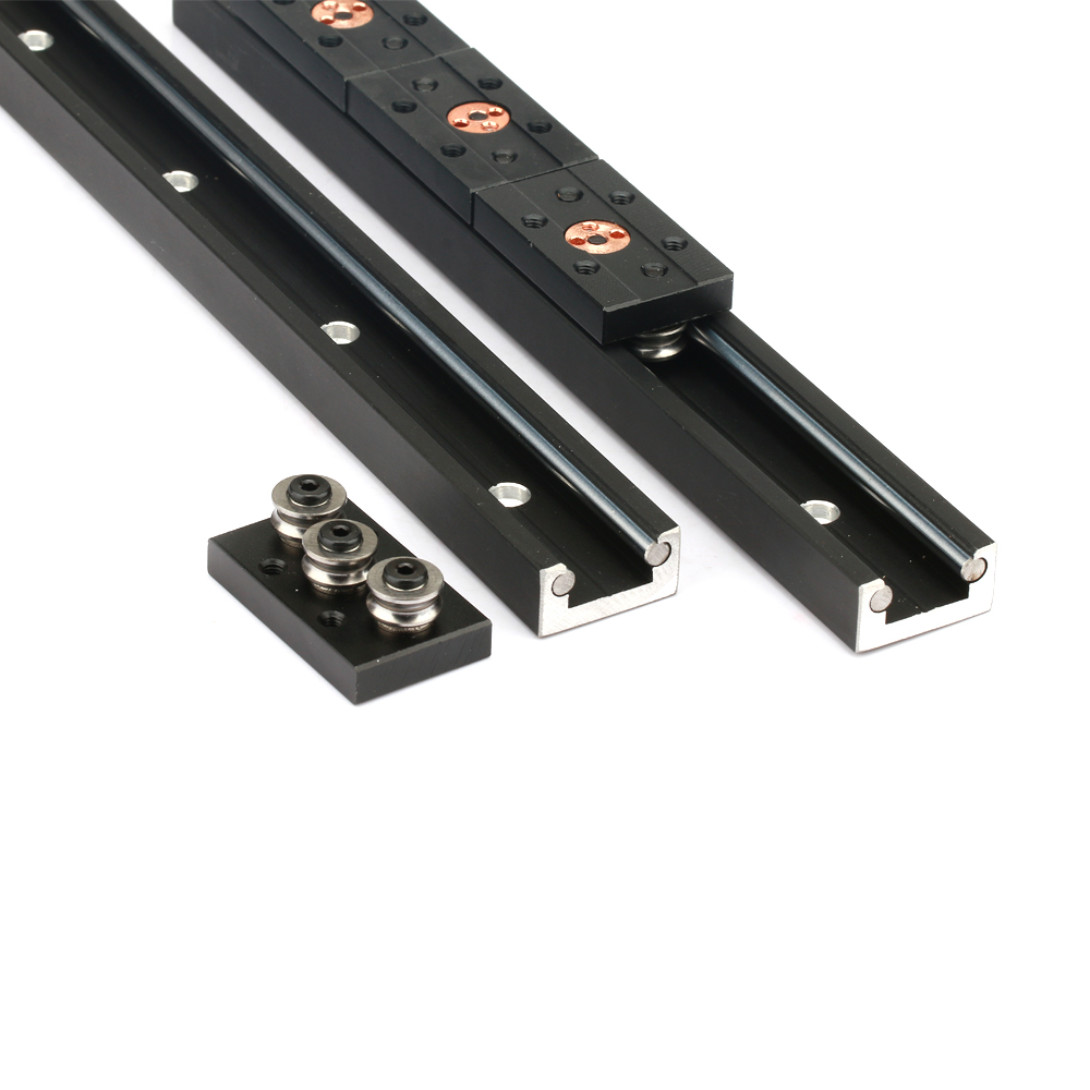 Dual-shaft Linear Guide Rail SGR20 3 4 5 wheels linear bearing SGB20-3 SGB20-4 SGB20-5UU