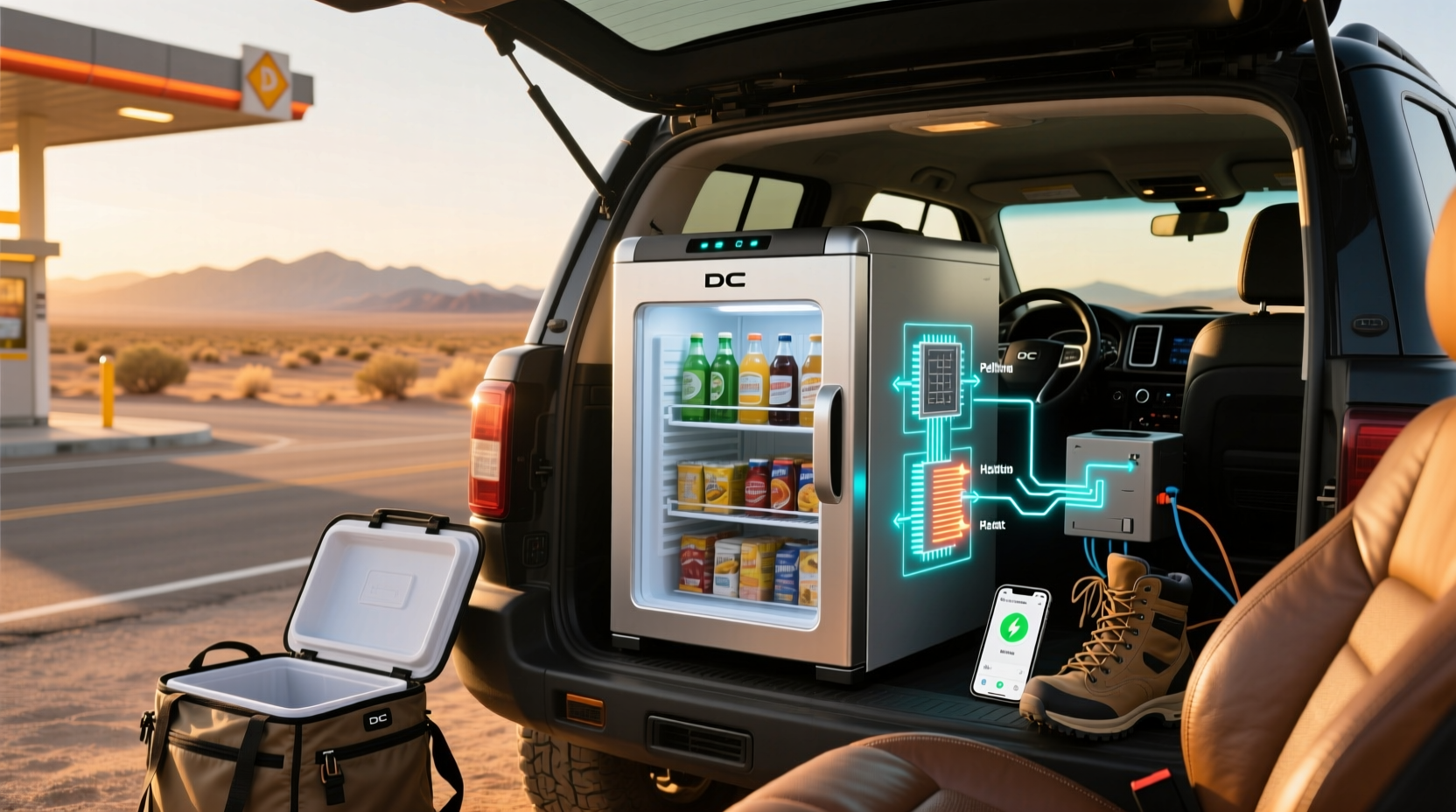 how to choose dc car refrigerator,How does a DC refrigerator work?