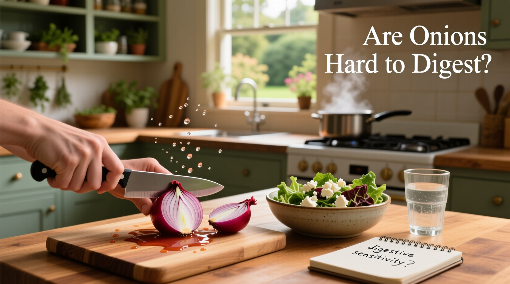 are onions hard to digest