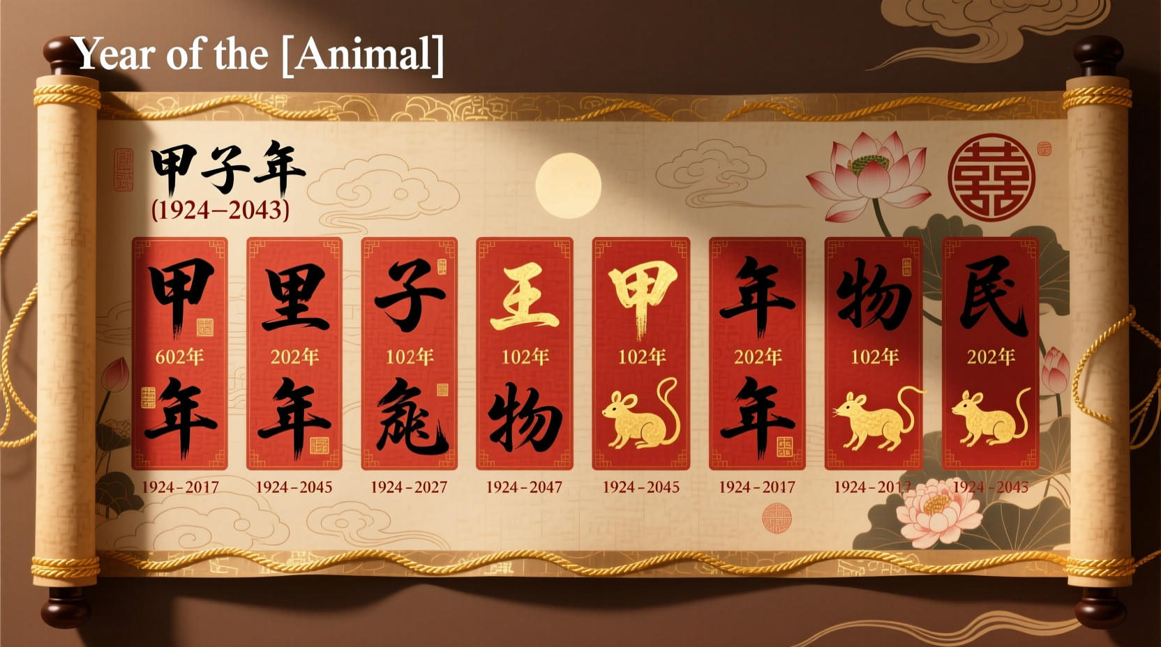what years are the chinese new year animals