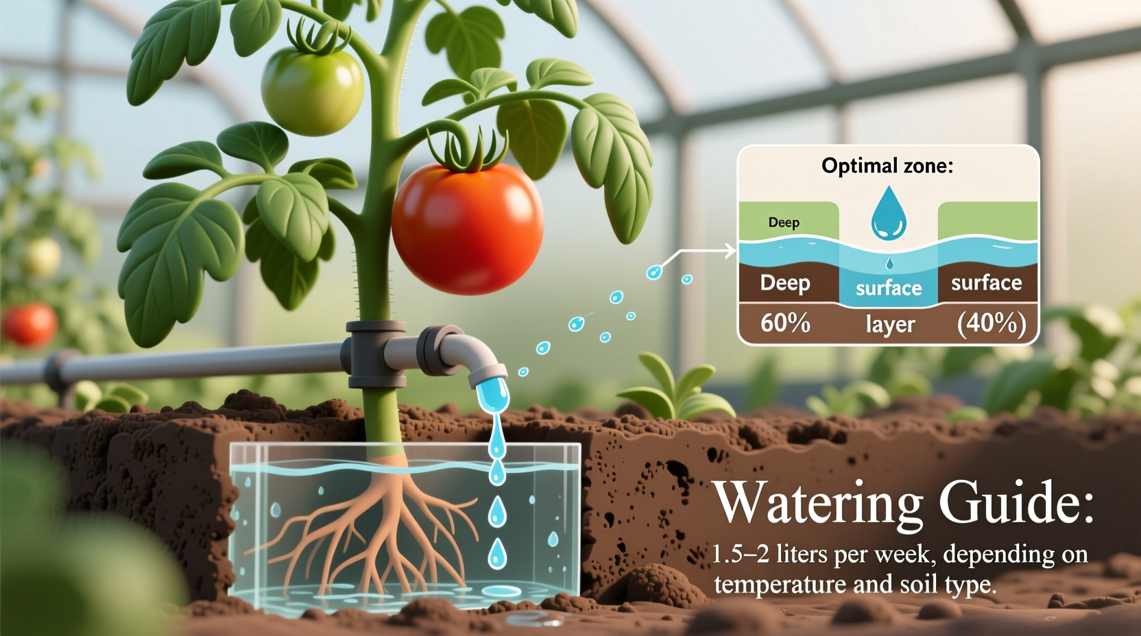 Tomato Plant Watering Guide: Exact Amounts & Timing