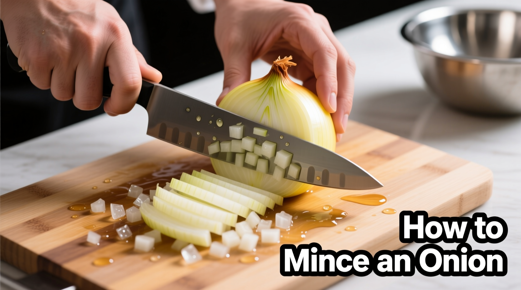 how do you mince an onion