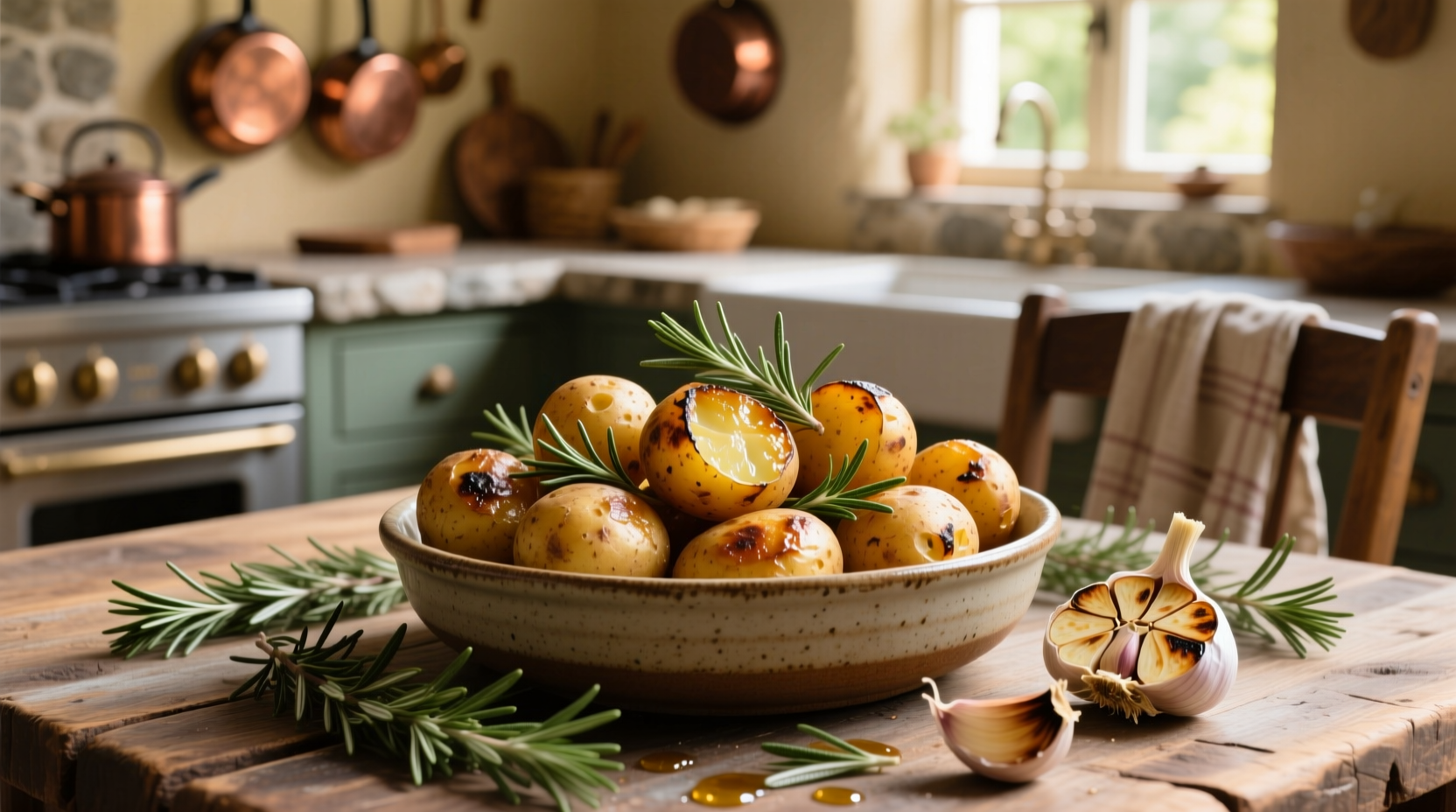 garlic rosemary potatoes