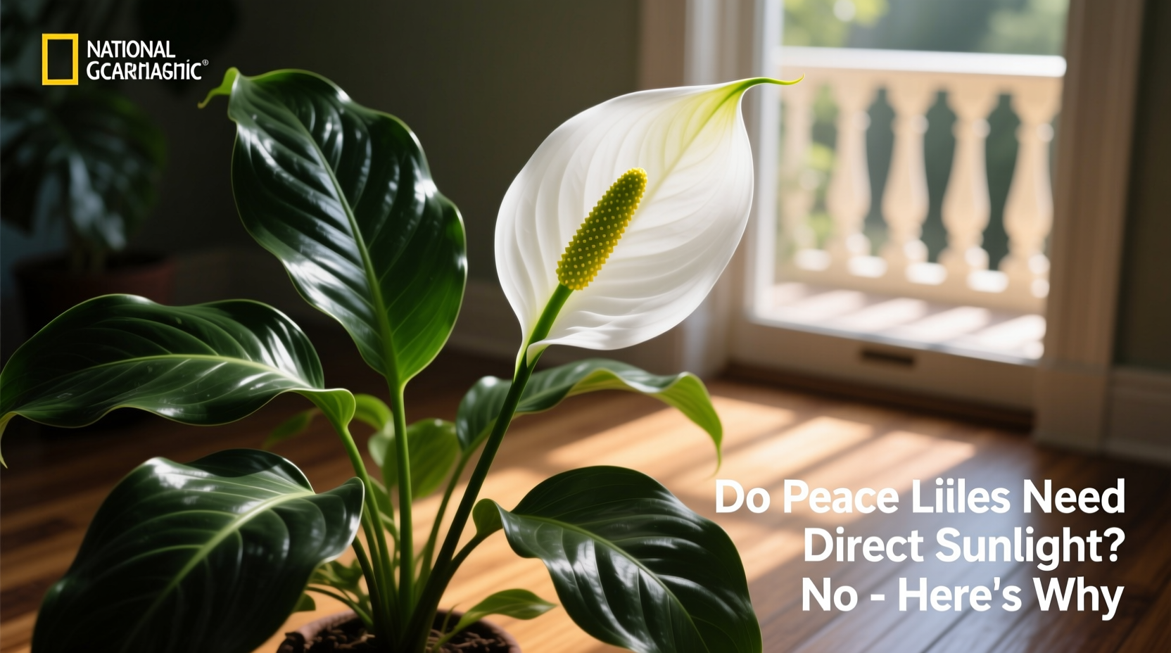 do peace lilies need direct sunlight