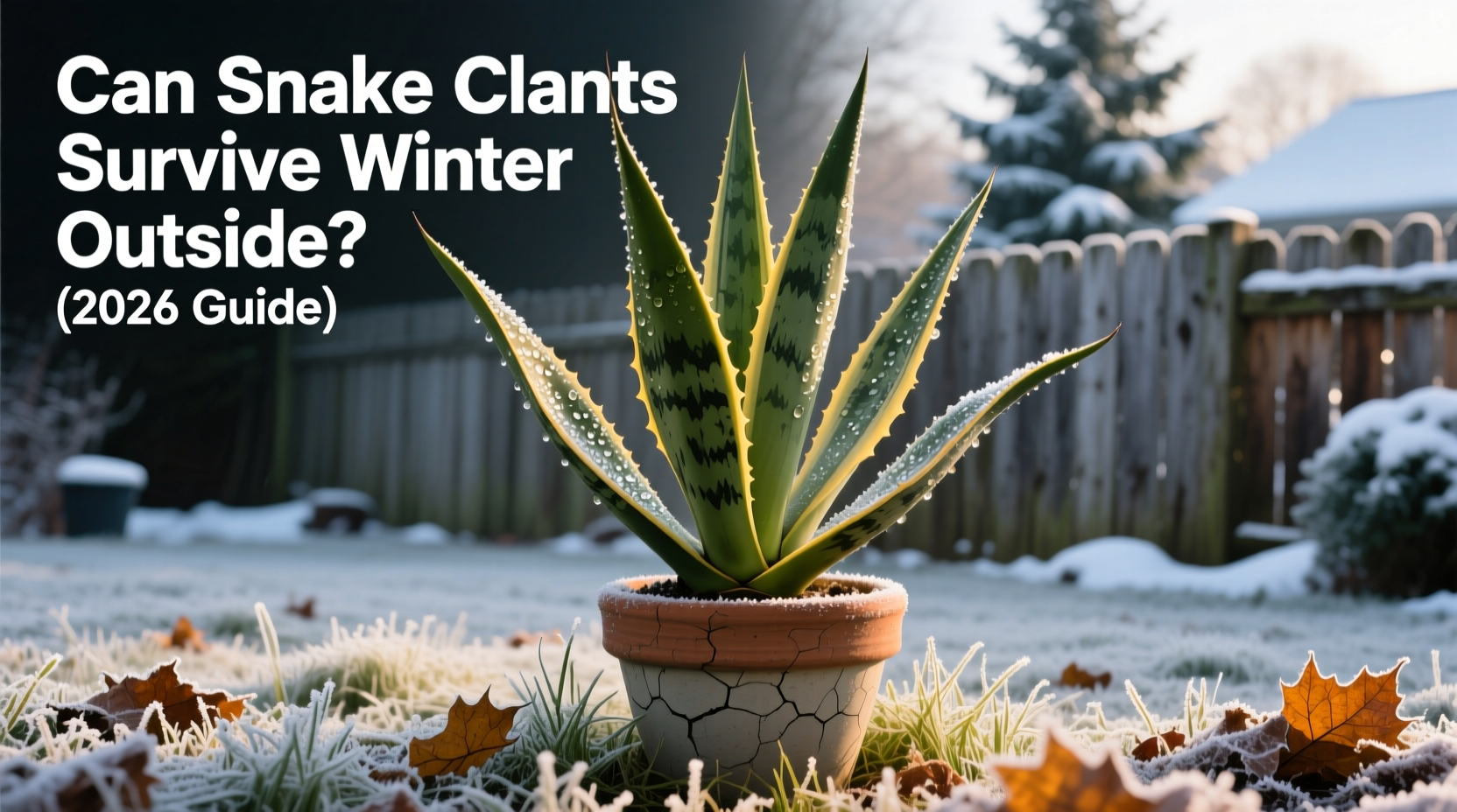 Can Snake Plants Survive Winter Outside? (2026 Guide)