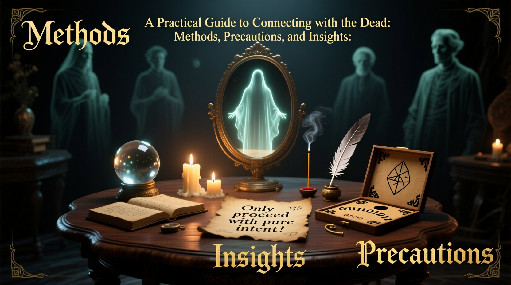 a practical guide to connecting with the dead methods precautions and insights