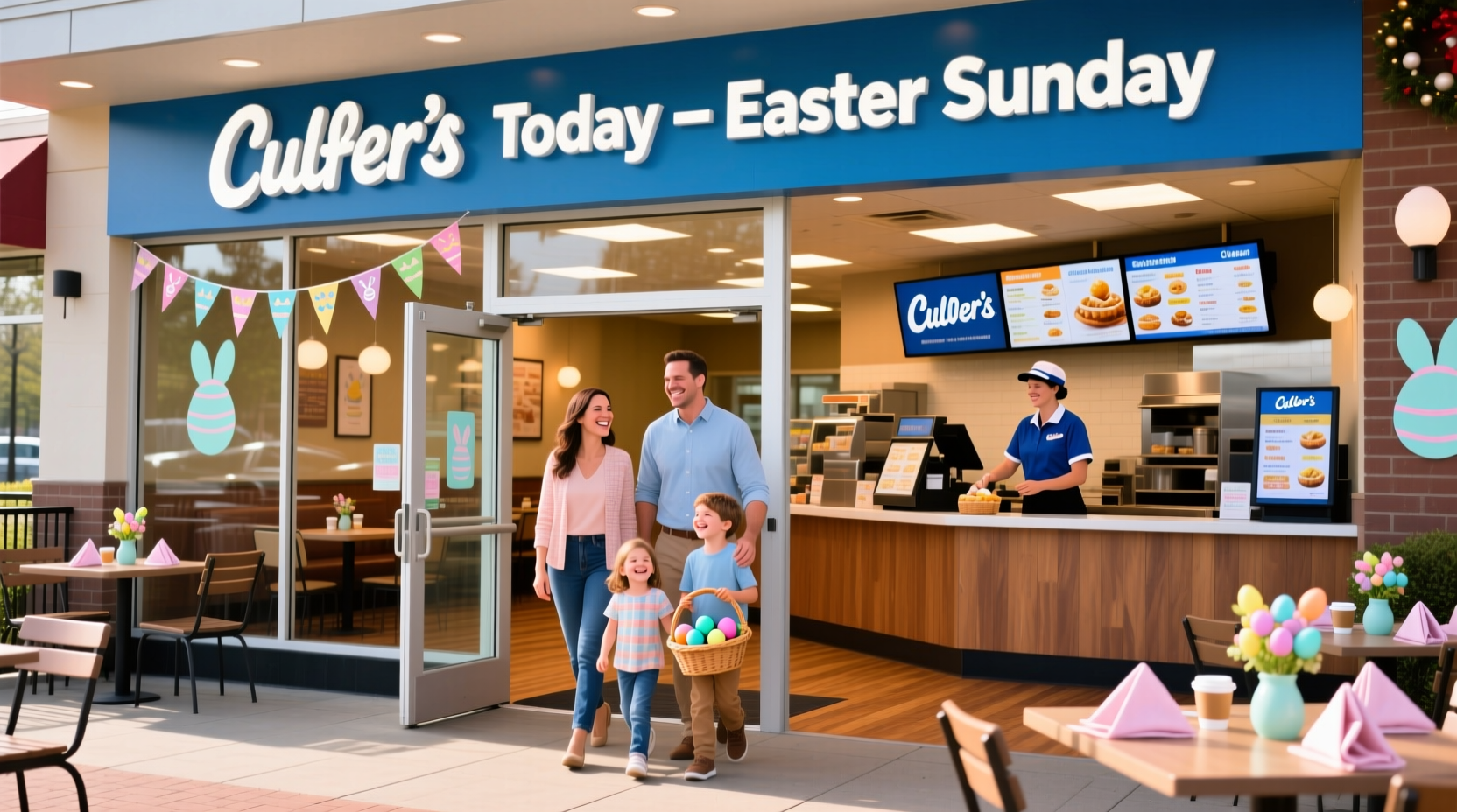 are culvers open on easter