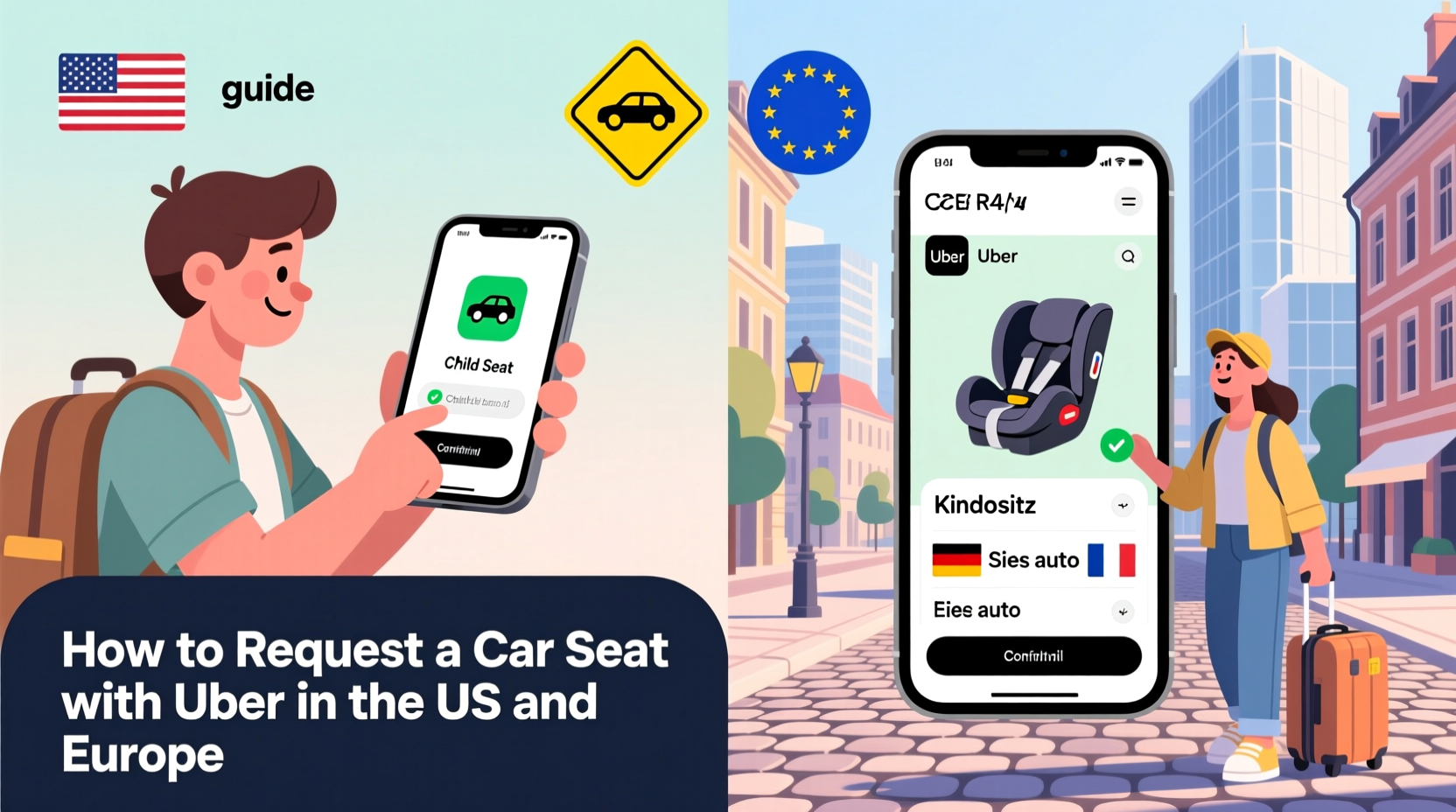 how do i request a car seat with uber