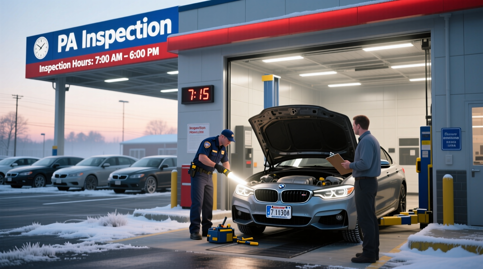 how early can you get your car inspected in pa