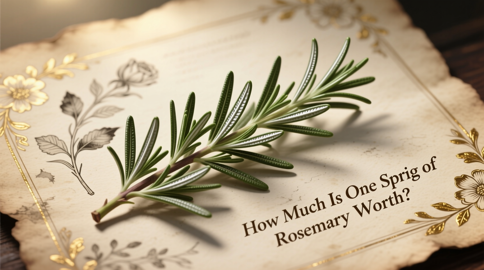 how much is one sprig of rosemary