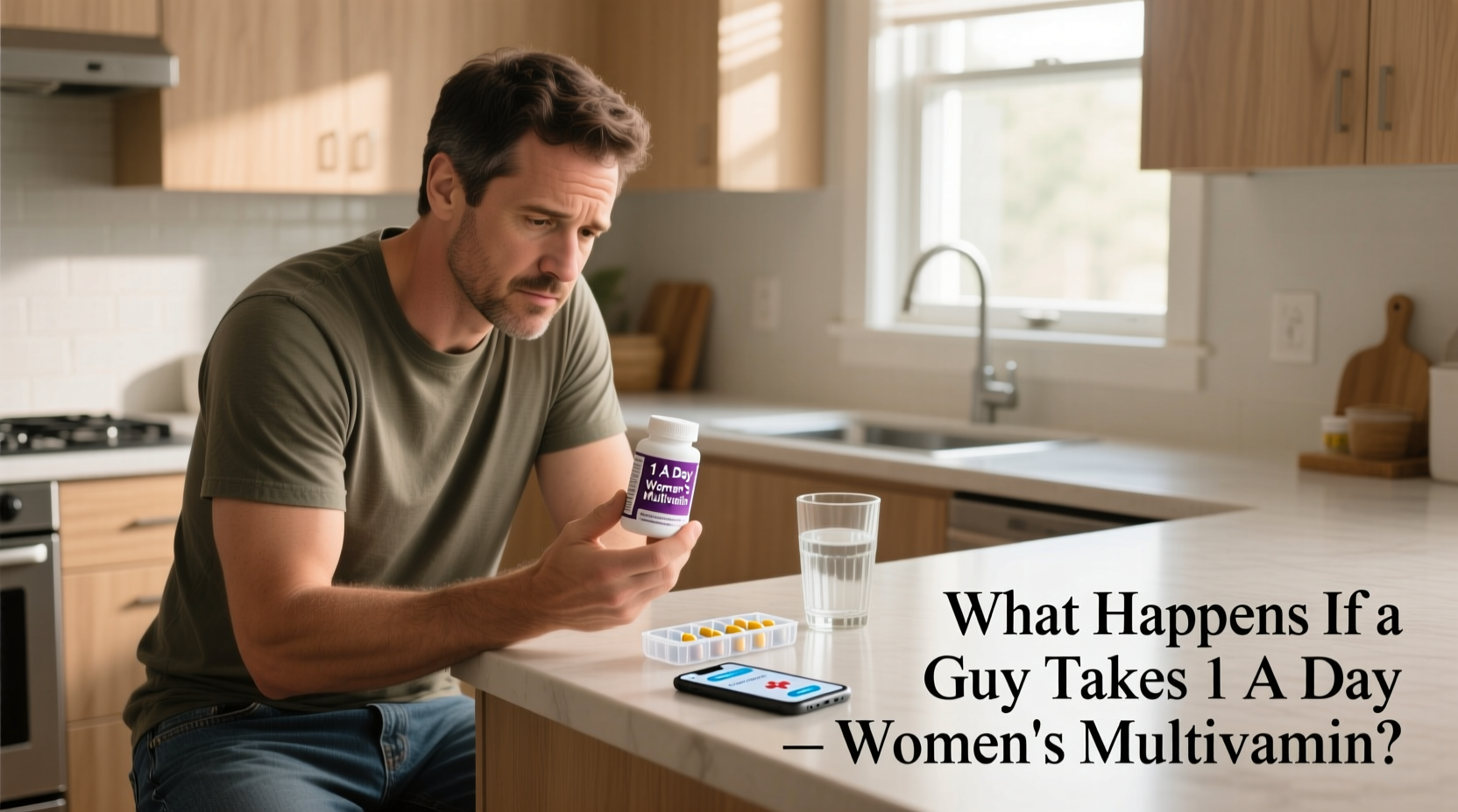 what happens if a guy takes 1 a day womens