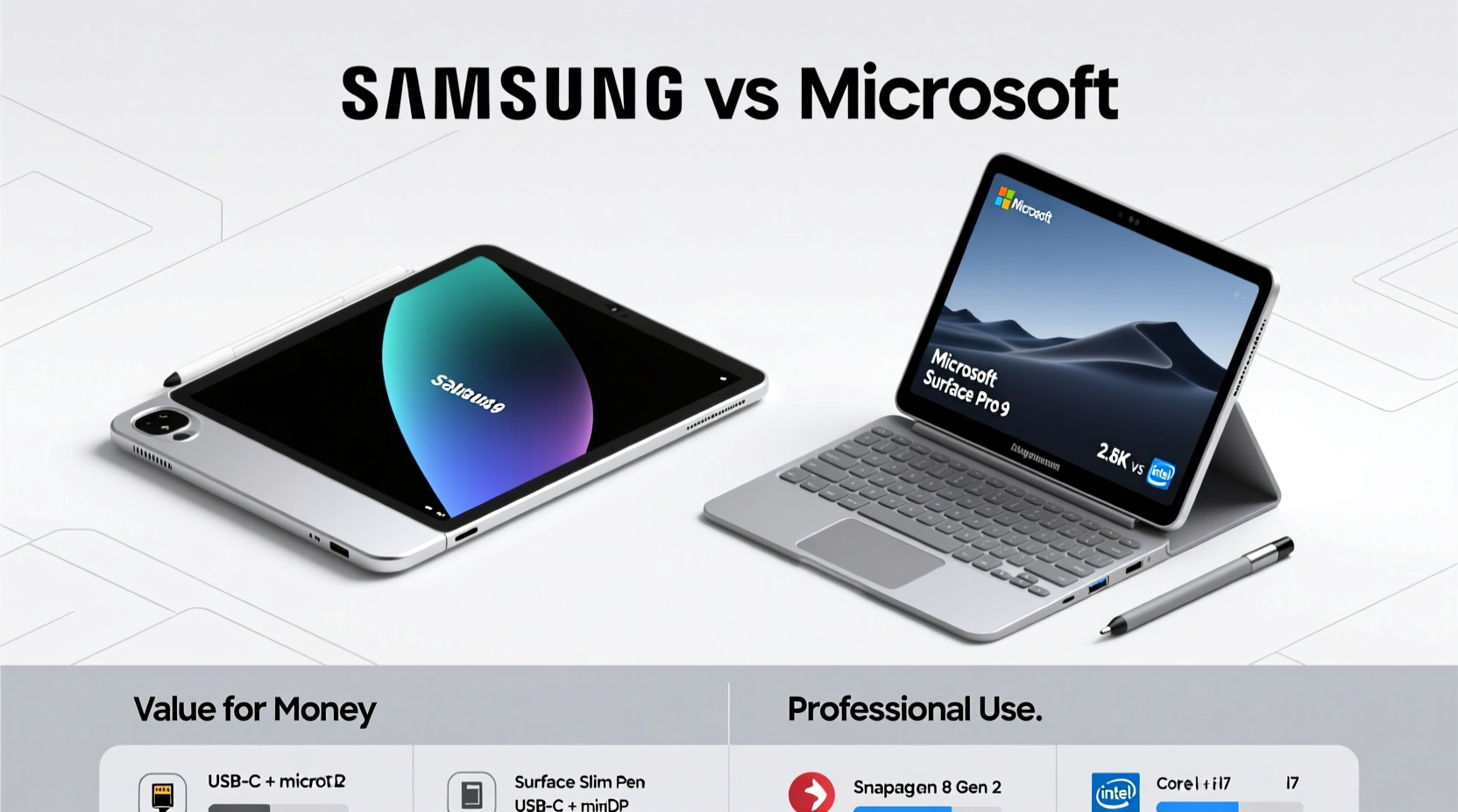 samsung vs microsoft tablets are surface pros really worth the extra cost