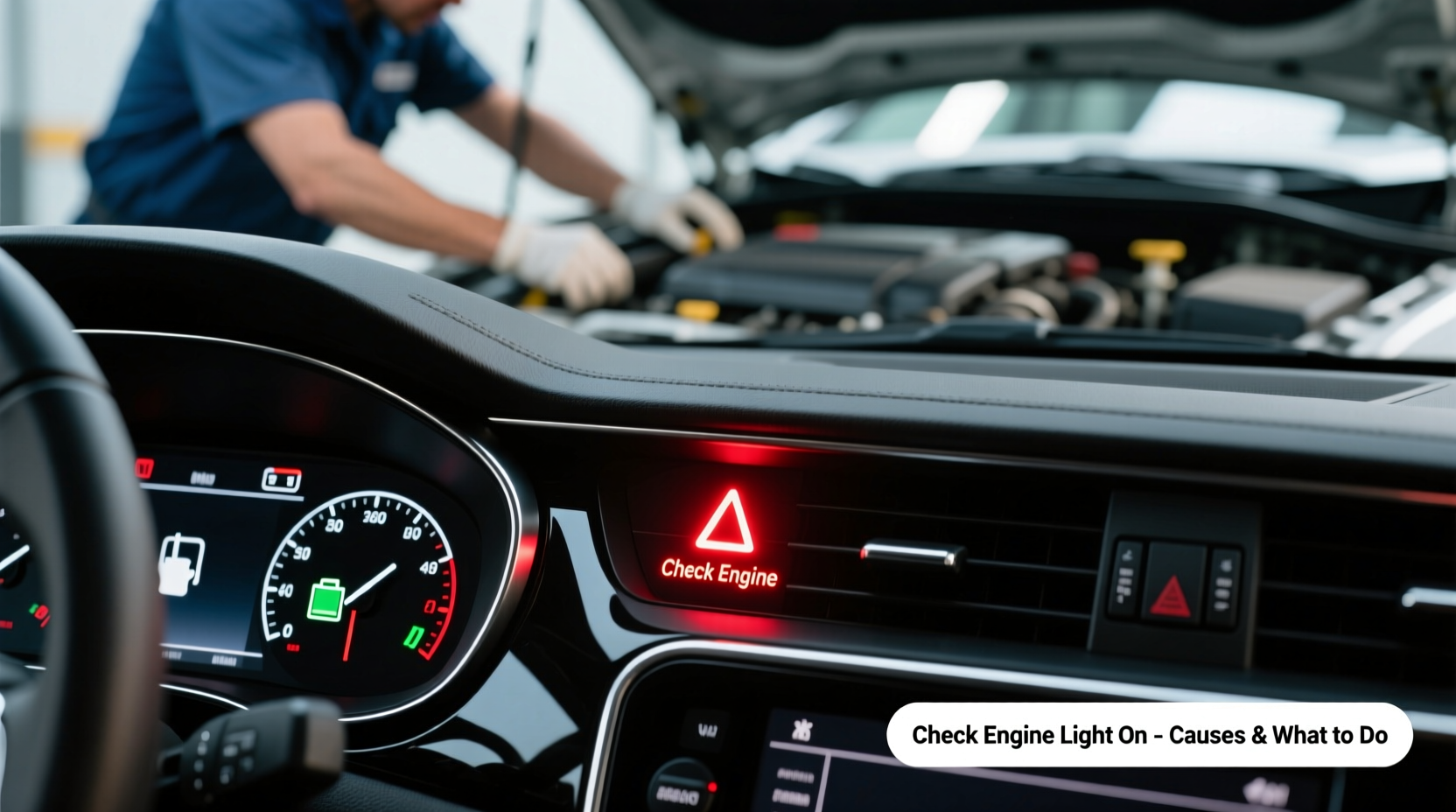 check engine light on understanding causes what to do