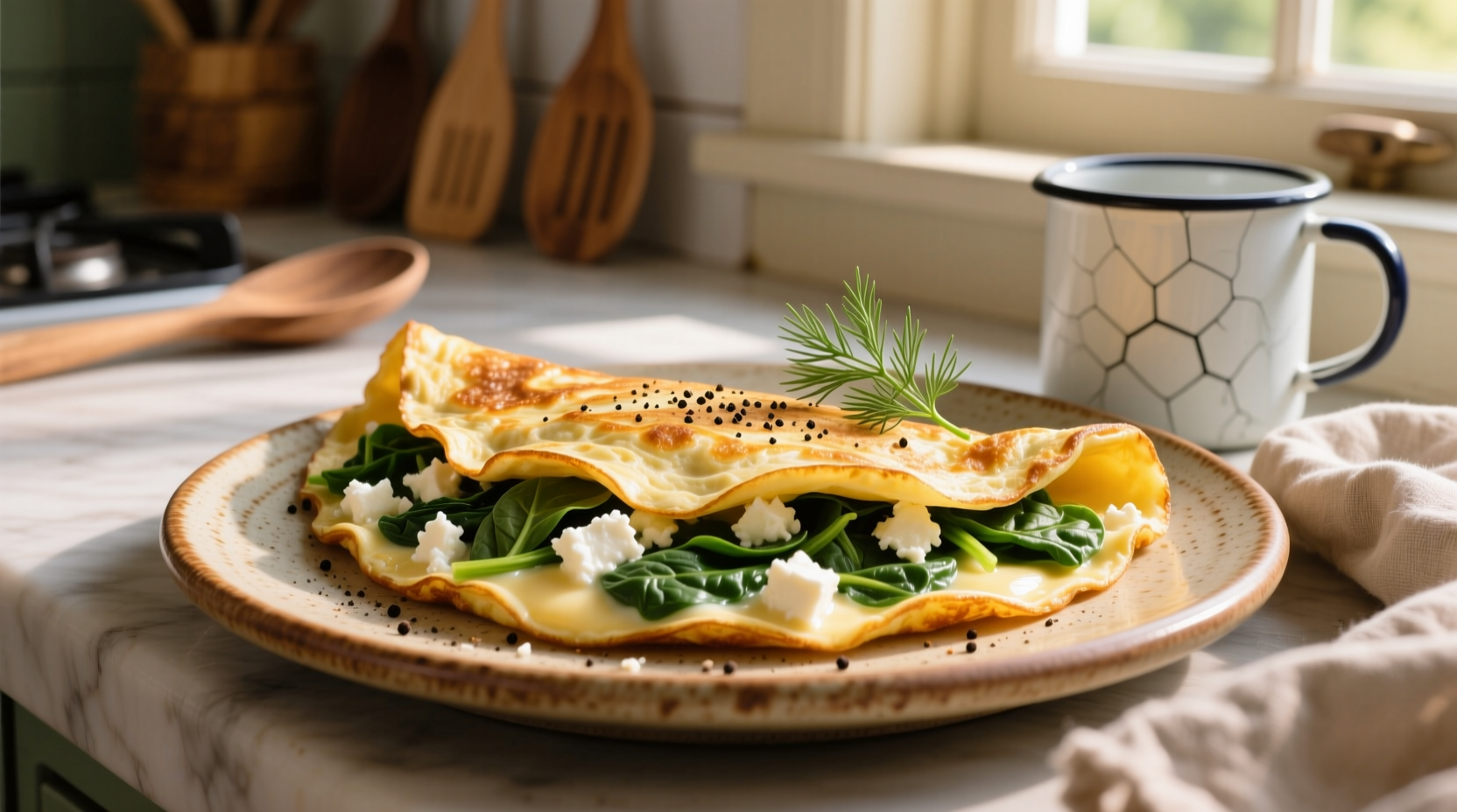 Perfect Spinach Feta Omelette Recipe: 15-Minute Guide
