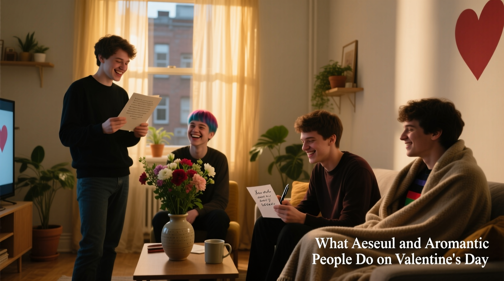 what asexual and aromantic people do on valentines day