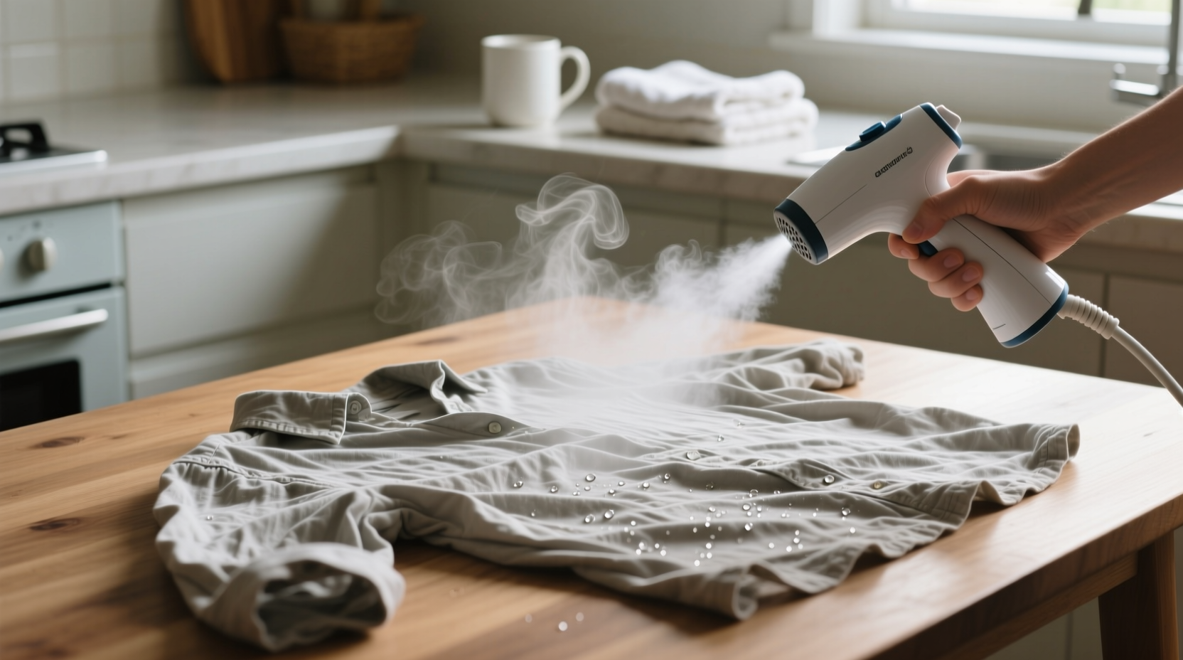 how to get wrinkles out of clothes without iron