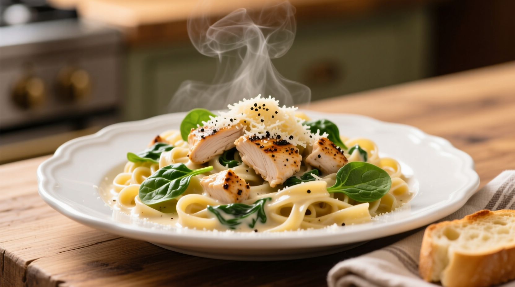 Perfect Chicken Spinach Alfredo Recipe: Creamy & Ready in 25 Min