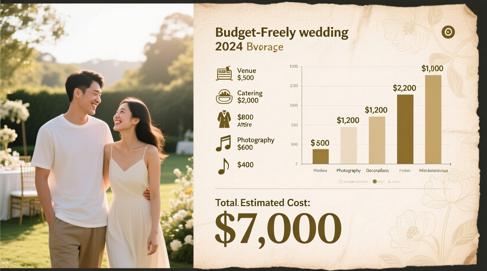 how much does a cheap wedding cost