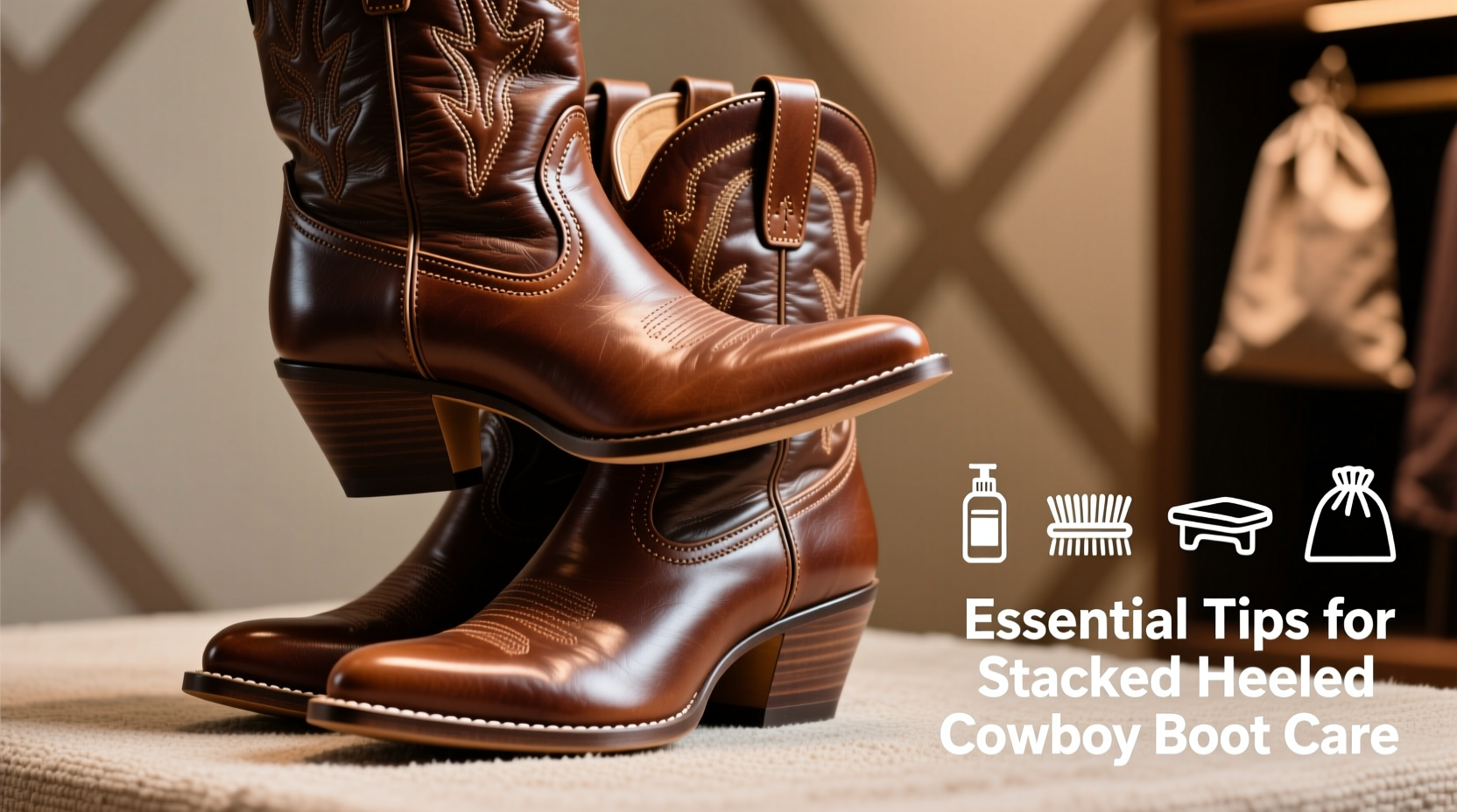 essential tips for caring for stacked heeled cowboy boots to keep them looking great