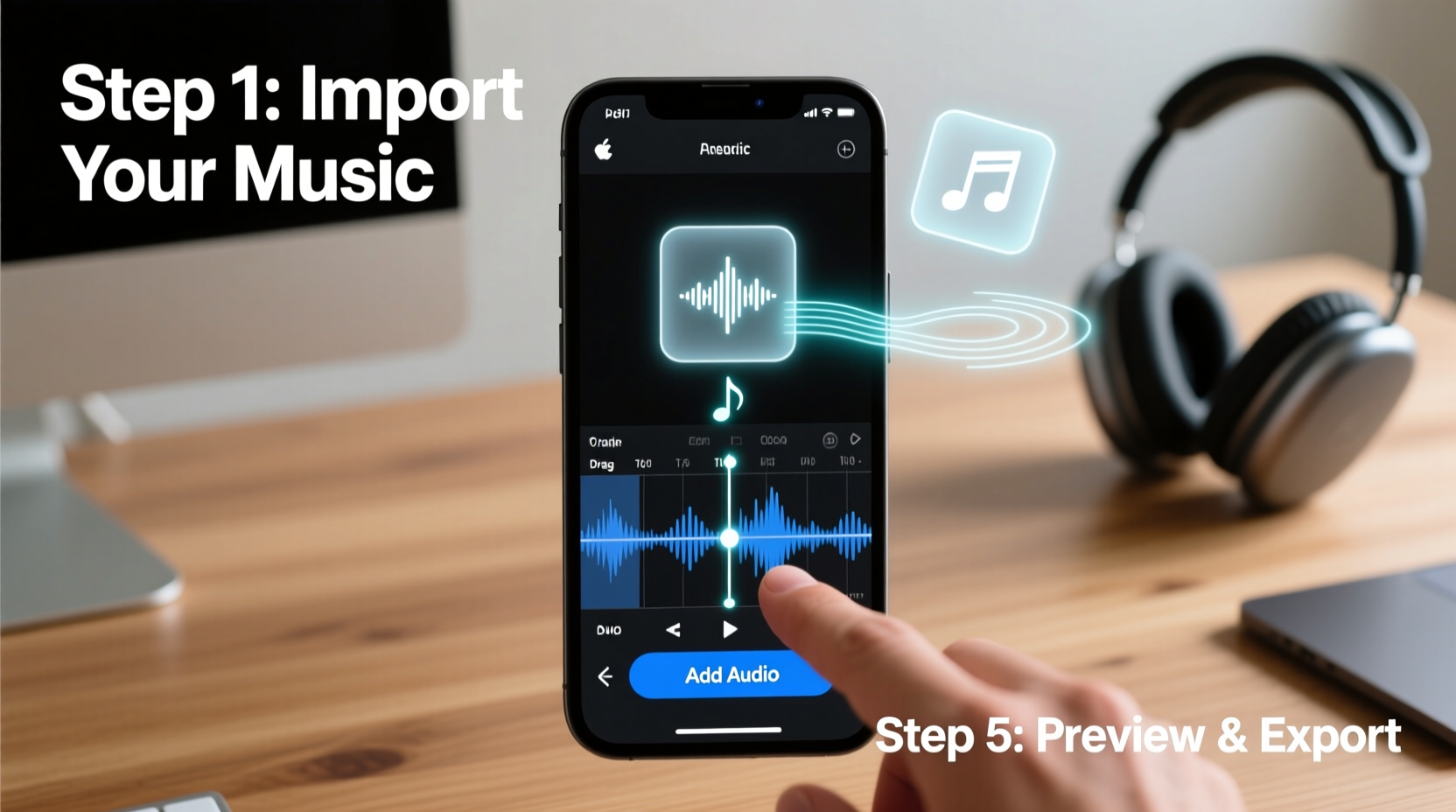 step by step guide how to seamlessly put music in the background of your video