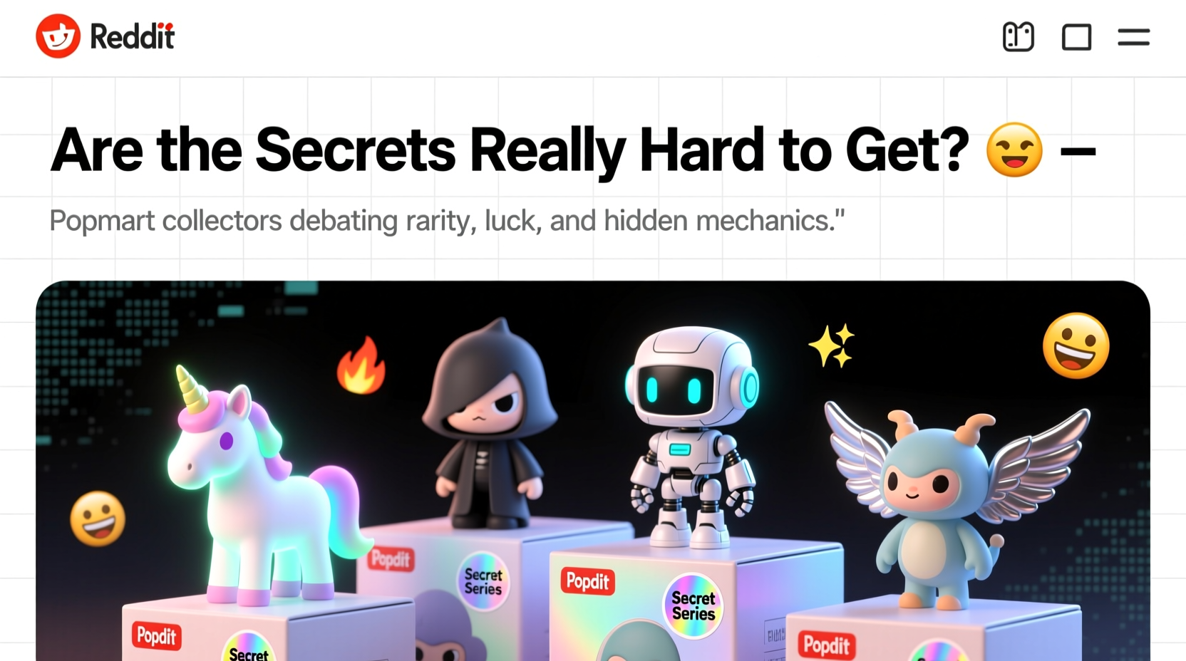 are the secrets really hard to get popmart reddit