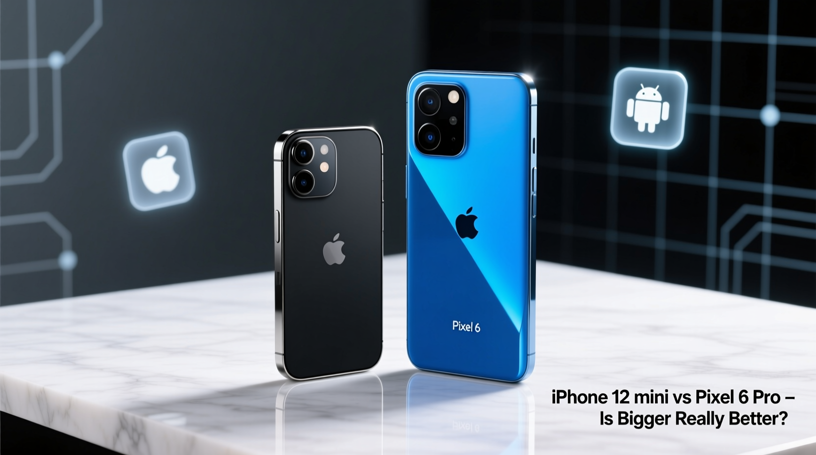 iphone 12 mini vs pixel 6 pro is bigger really better or is the mini still a champ