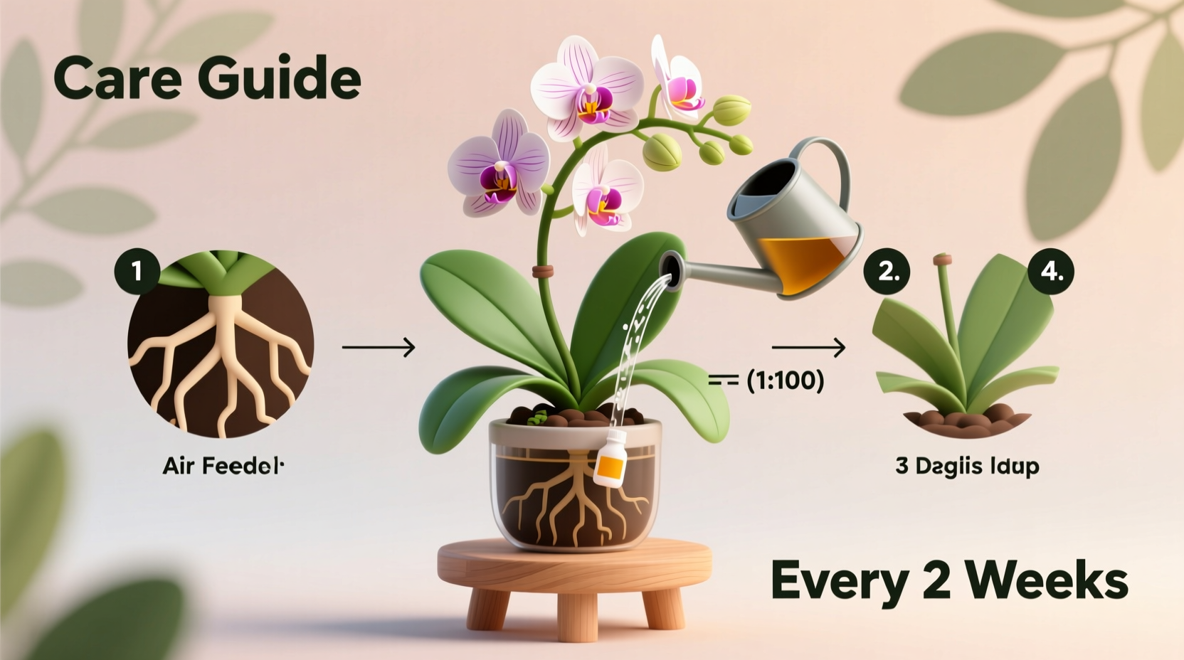 how to feed an orchid plant