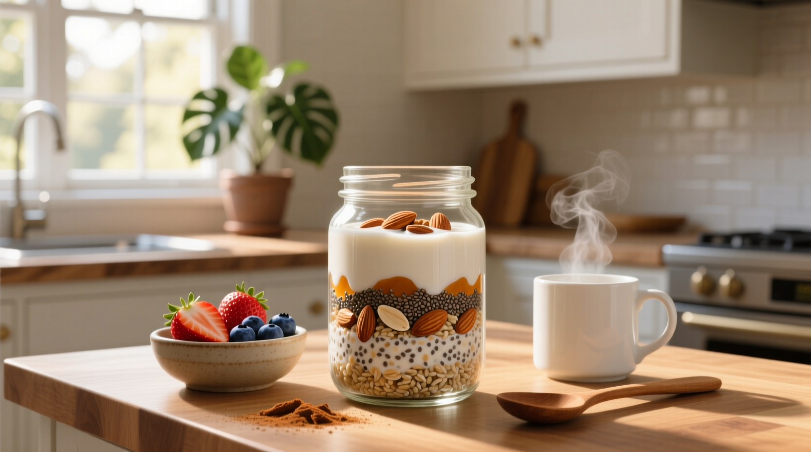 almond milk for overnight oats