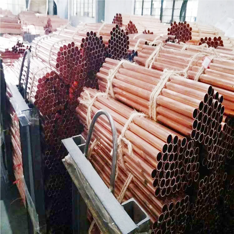 Climatiseur de tube de cuivre de prix usine de tube de cuivre et tuyau sans couture d'en cuivre de matériel de réfrigération