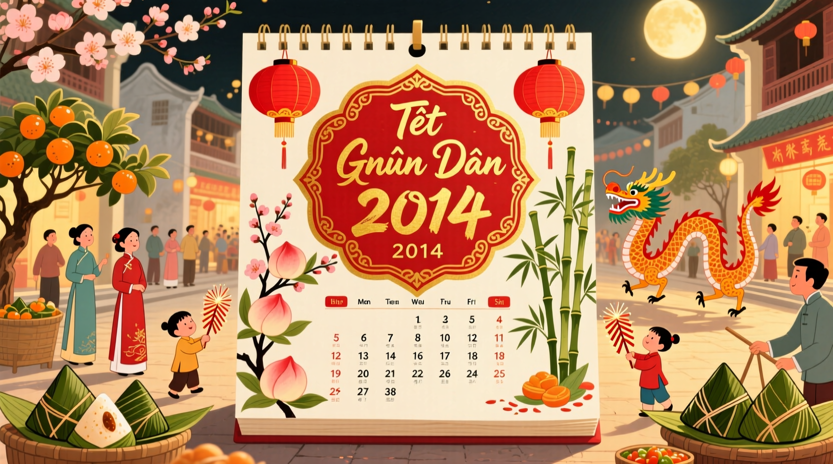 what day is vietnamese new year 2014
