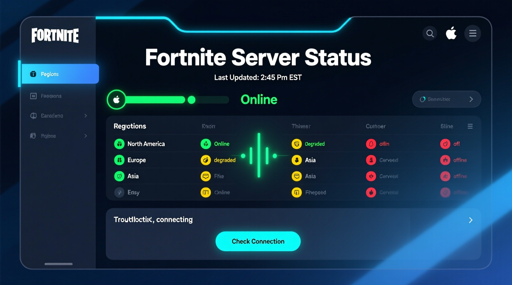 fortnite not working check server status connection more