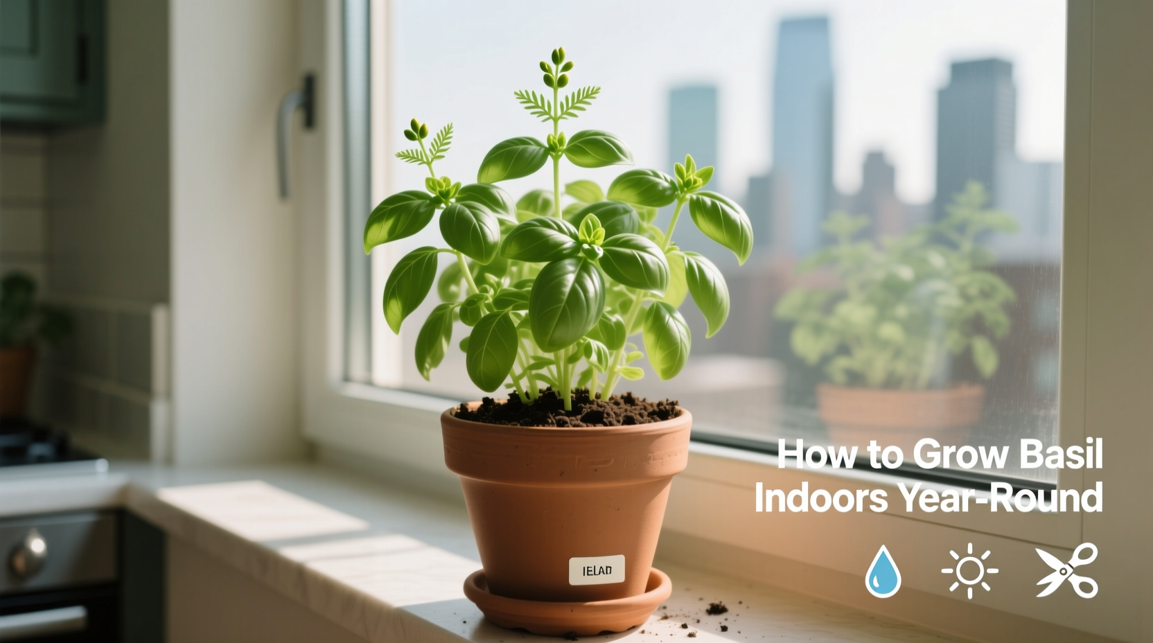how do i grow basil indoors