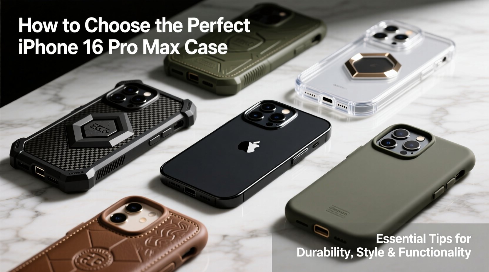 how to find the perfect iphone 16 pro max case essential tips for durability style and functionality