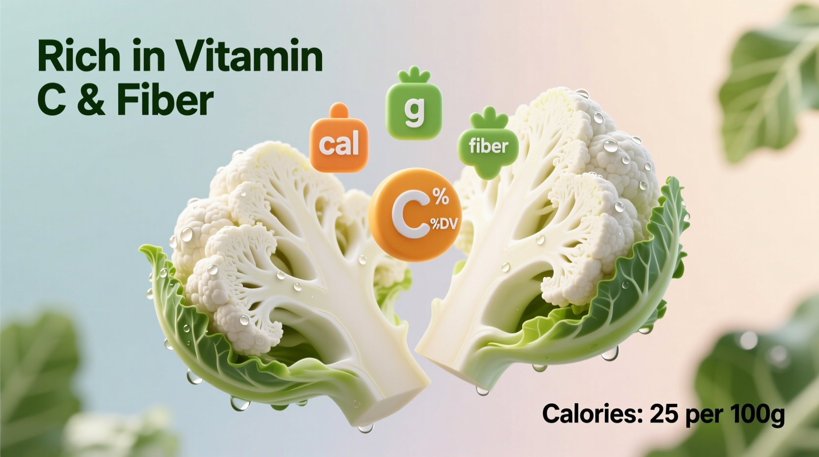 Cauliflower Nutrition: 25 Calories & Key Facts Revealed