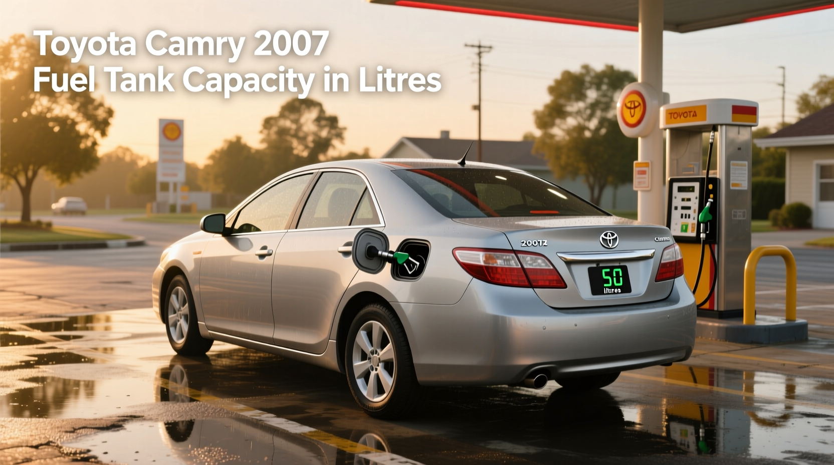 2007 toyota camry fuel tank size in litres