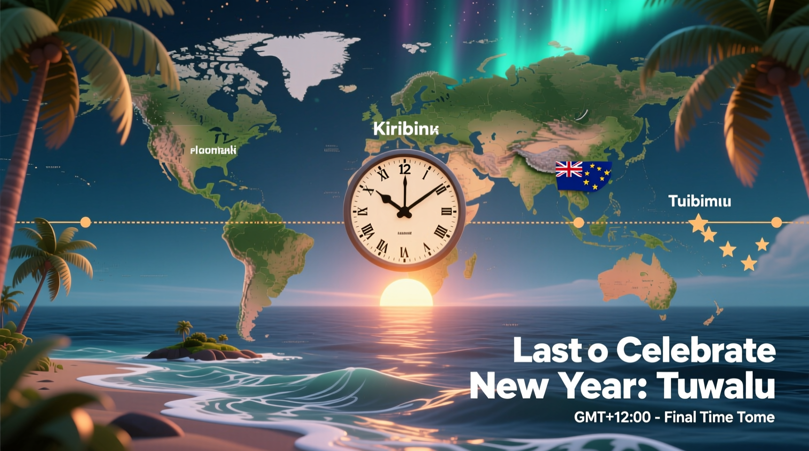 what is the last country celebrate new year