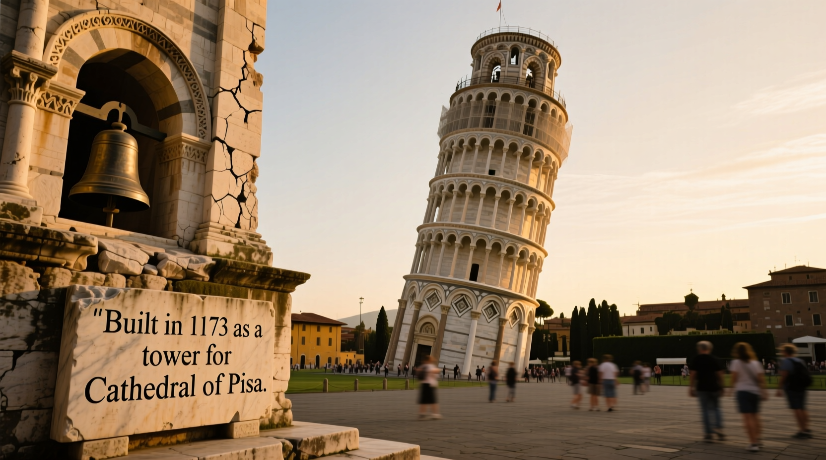 why was the leaning tower of pisa built purpose history 3