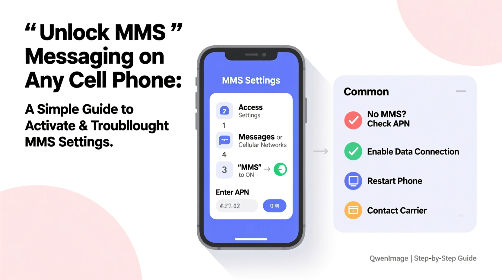 unlock mms messaging on any cell phone a simple guide to activate and troubleshoot your mms settings