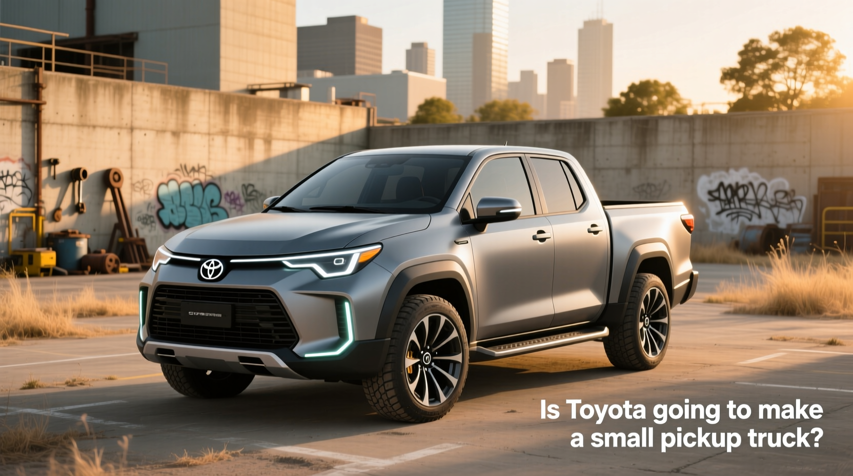 Concept rendering of 2025 Toyota Corolla pickup truck design