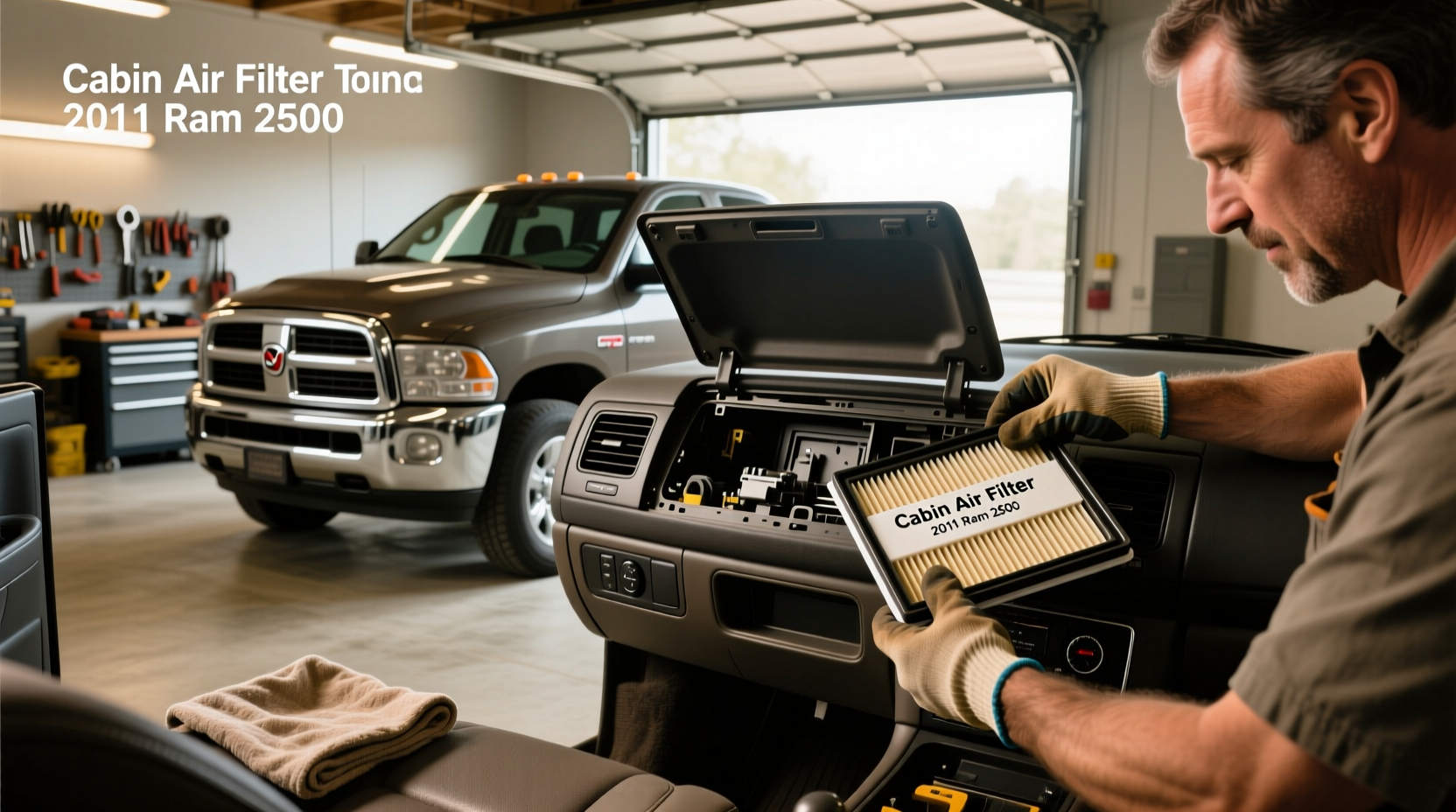 How to Change a Cabin Air Filter on a 2011 Dodge Ram 2500