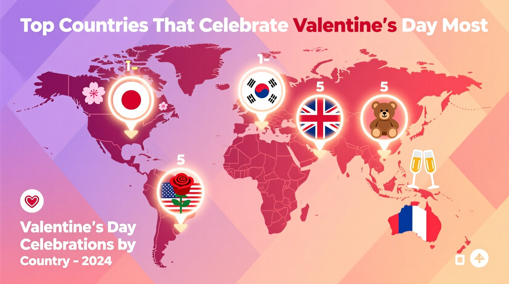 what countries celebrate valentines day the most