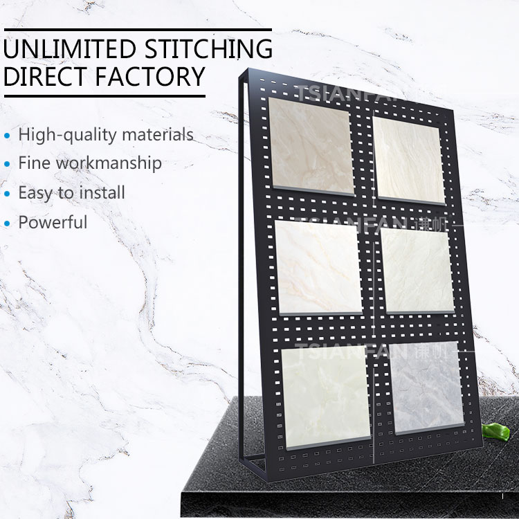 Sharpen Hole Stone Holder Door China Idea Tile Stand Ceramic Tile Showroom Rack Punching Board Display Stand For Tile