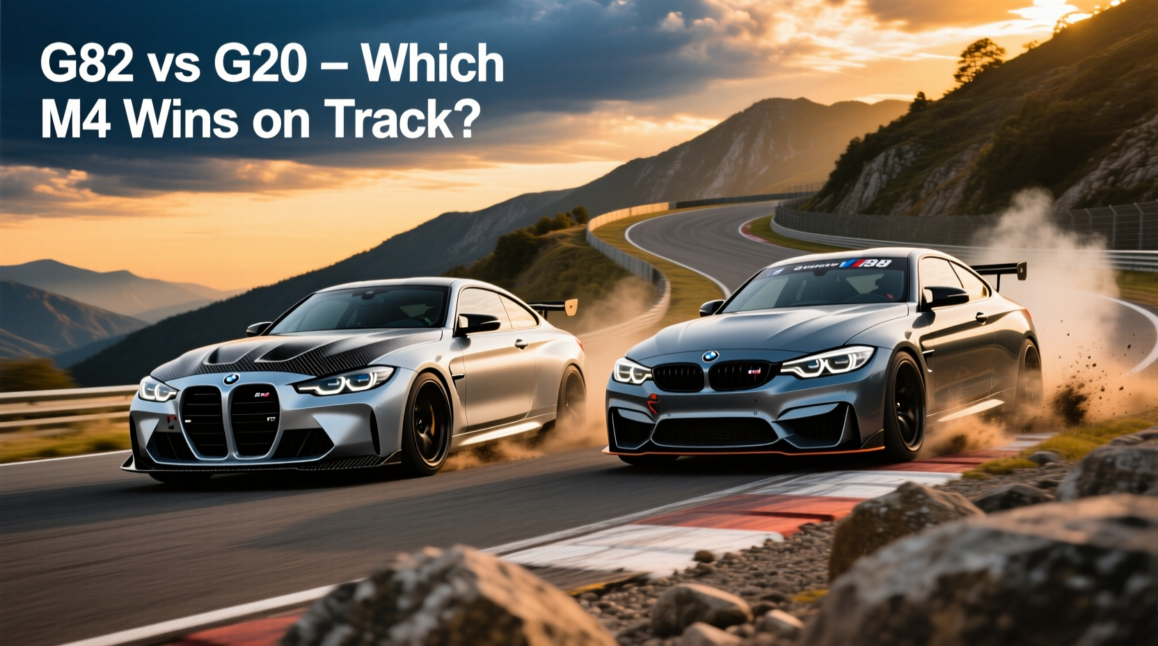 g82 vs g80 track day