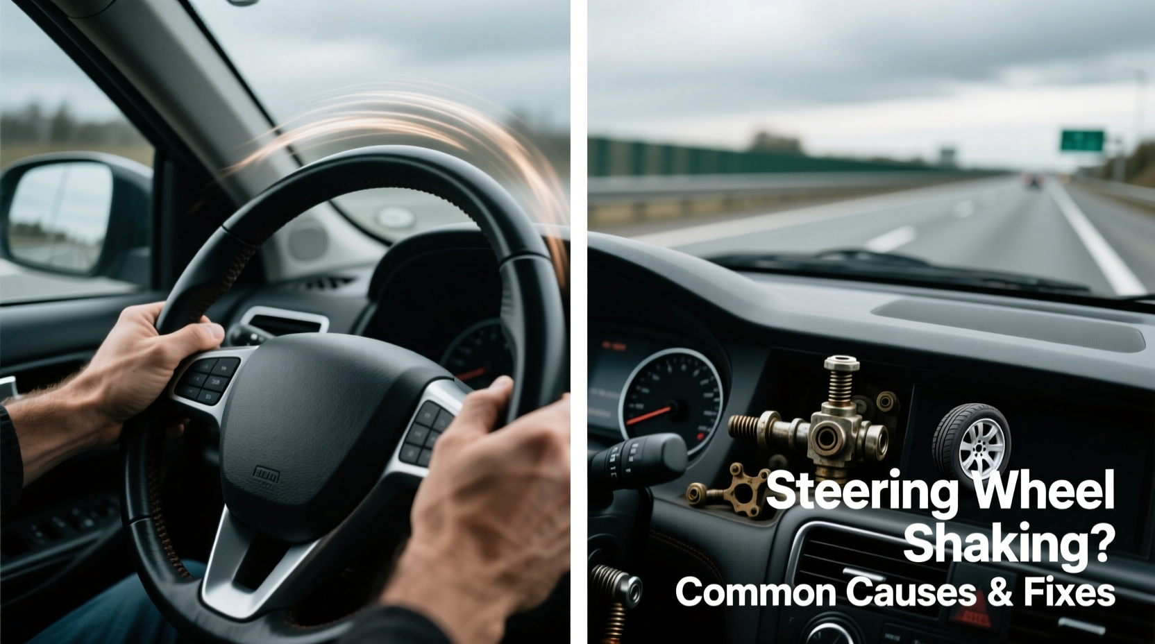 steering wheel shaking common causes and how to fix it
