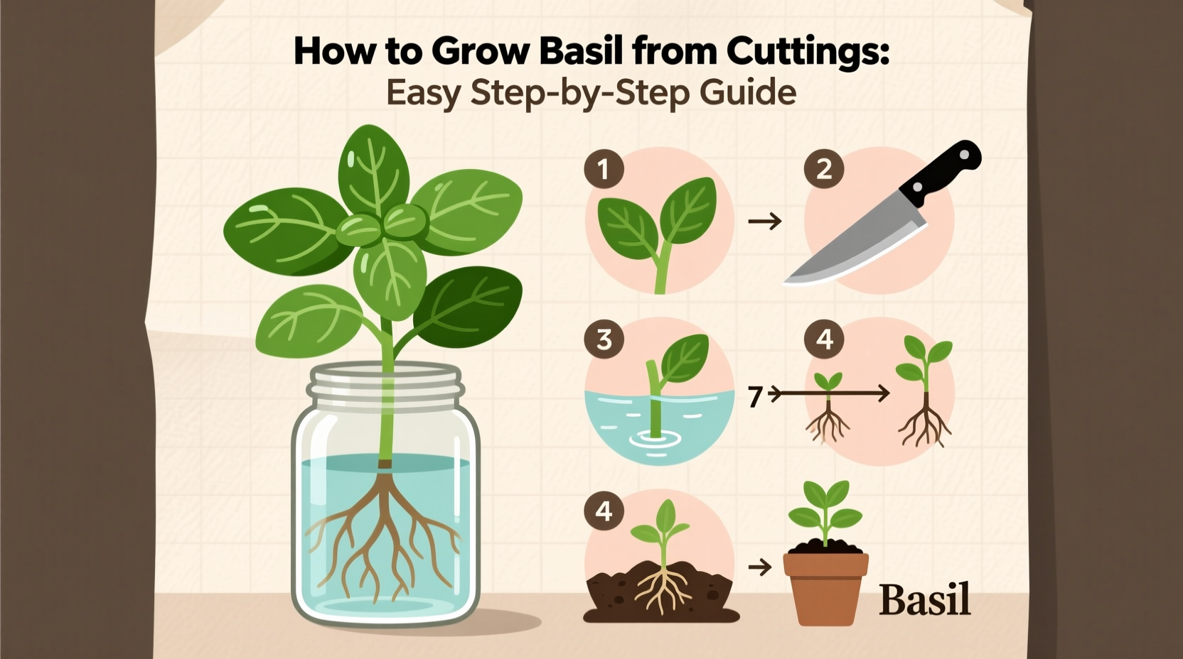 How to Grow Basil from Cuttings: Easy Step-by-Step Guide