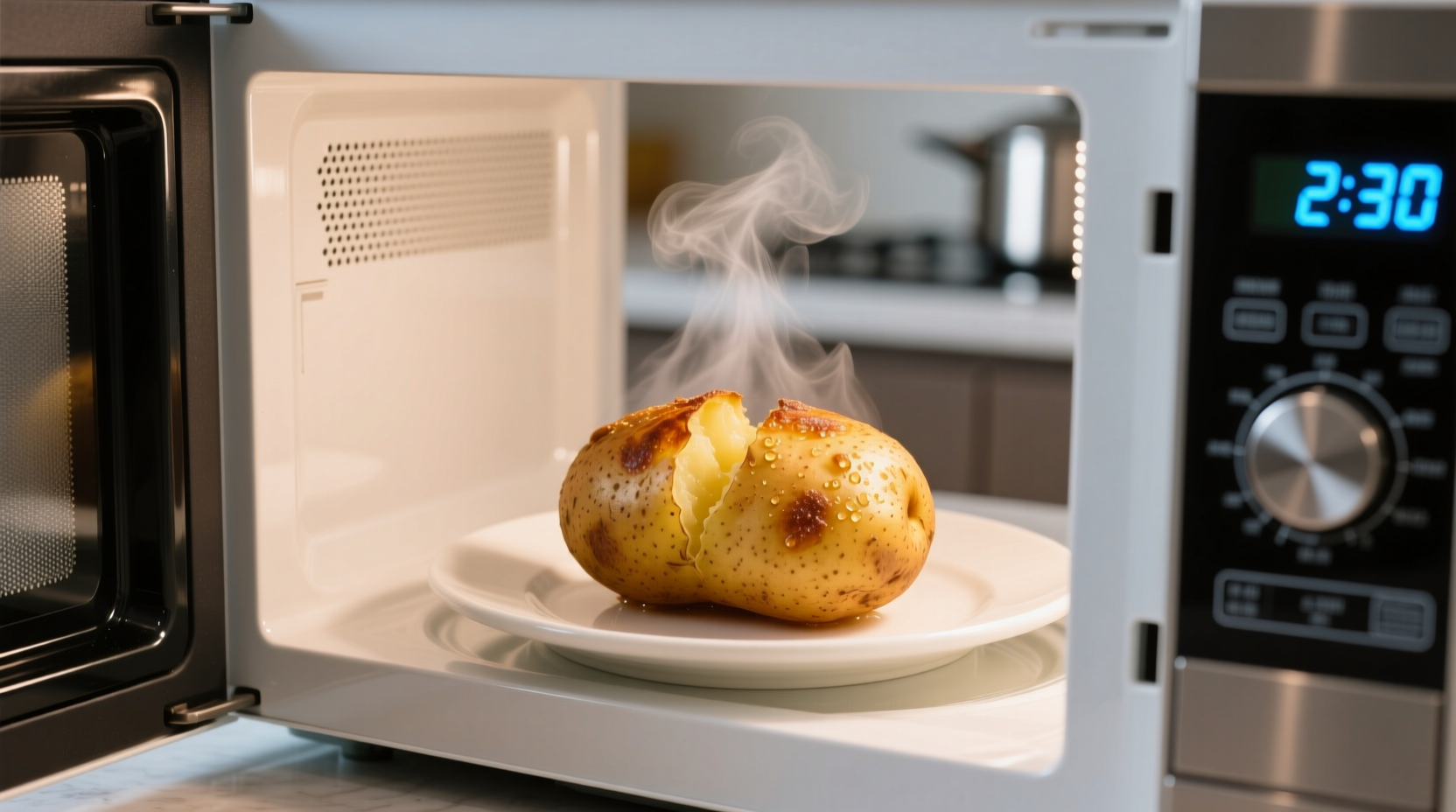 Perfect Microwave Reheated Baked Potato: Quick & Safe Method