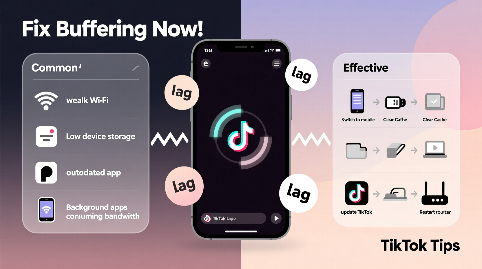 tiktok buffering reasons fixes for annoying video lag