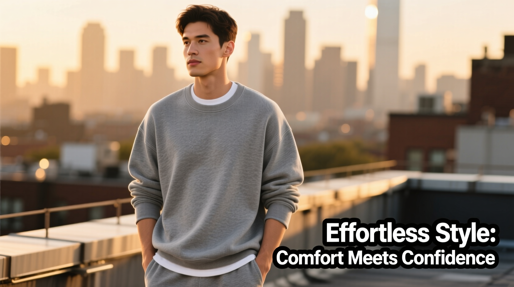 effortless ways to style an oversized sweatshirt for men comfort meets confidence