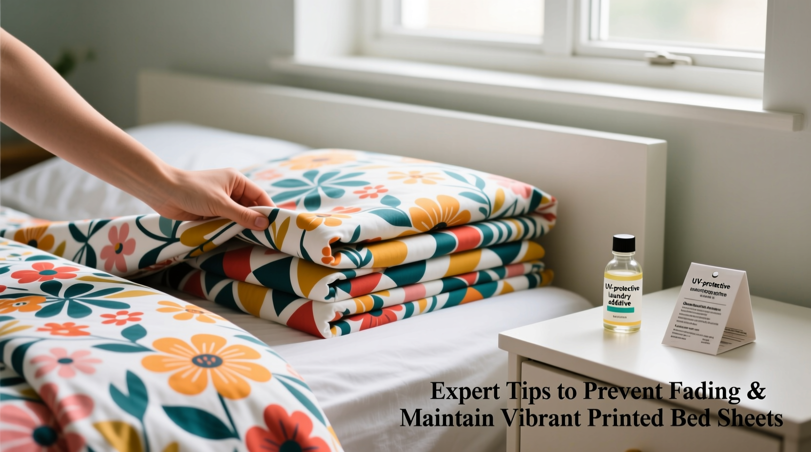 expert tips to prevent fading and maintain vibrant printed bed sheets